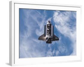 Space Shuttle Edeavour as Seen from the International Space Station, August 10, 2007-Stocktrek Images-Framed Photographic Print