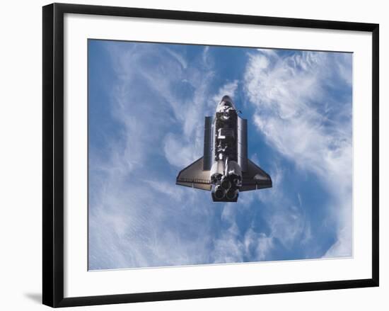 Space Shuttle Edeavour as Seen from the International Space Station, August 10, 2007-Stocktrek Images-Framed Photographic Print