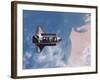 Space Shuttle Edeavour as Seen from the International Space Station, August 10, 2007-Stocktrek Images-Framed Photographic Print