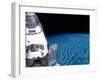 Space Shuttle Edeavour as Seen from the International Space Station-Stocktrek Images-Framed Photographic Print