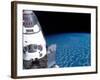 Space Shuttle Edeavour as Seen from the International Space Station-Stocktrek Images-Framed Photographic Print