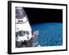 Space Shuttle Edeavour as Seen from the International Space Station-Stocktrek Images-Framed Photographic Print