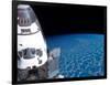 Space Shuttle Edeavour as Seen from the International Space Station-Stocktrek Images-Framed Photographic Print