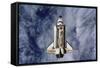 Space Shuttle Endeavor-Science Source-Framed Stretched Canvas