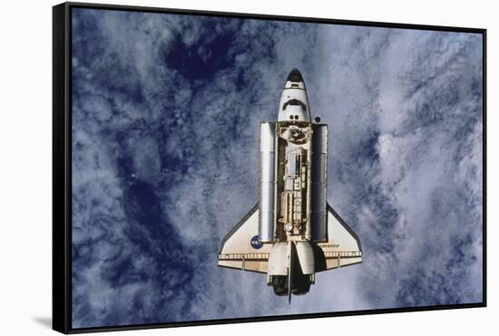 Space Shuttle Endeavor-Science Source-Framed Stretched Canvas