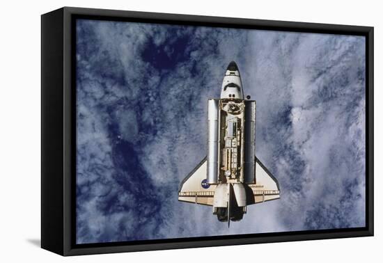 Space Shuttle Endeavor-Science Source-Framed Stretched Canvas