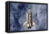 Space Shuttle Endeavor-Science Source-Framed Stretched Canvas