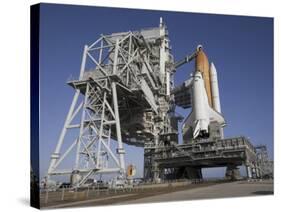 Space Shuttle Endeavour Atop a Mobile Launcher Platform at Kennedy Space Center-null-Stretched Canvas