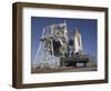 Space Shuttle Endeavour Atop a Mobile Launcher Platform at Kennedy Space Center-null-Framed Photographic Print