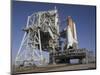 Space Shuttle Endeavour Atop a Mobile Launcher Platform at Kennedy Space Center-null-Mounted Photographic Print