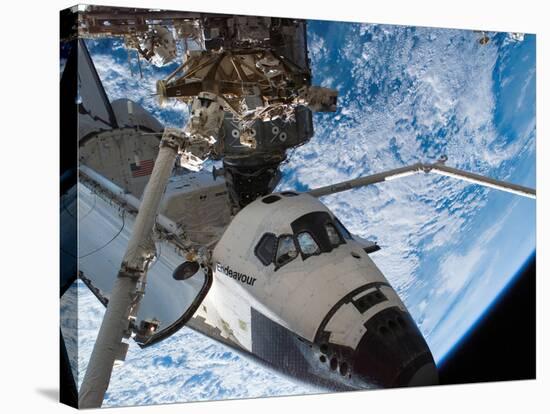 Space Shuttle Endeavour, Docked To the Destiny Laboratory of the International Space Station-Stocktrek Images-Stretched Canvas