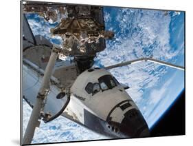 Space Shuttle Endeavour, Docked To the Destiny Laboratory of the International Space Station-Stocktrek Images-Mounted Photographic Print