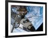 Space Shuttle Endeavour, Docked To the Destiny Laboratory of the International Space Station-Stocktrek Images-Framed Photographic Print