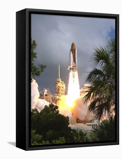 Space Shuttle Endeavour Launch Was the 57th Space Shuttle Mission, June 21,1993-null-Framed Stretched Canvas