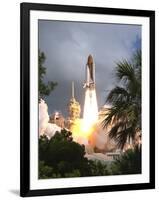 Space Shuttle Endeavour Launch Was the 57th Space Shuttle Mission, June 21,1993-null-Framed Photo