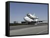Space Shuttle Endeavour Mounted on a Modified Boeing 747 Shuttle Carrier Aircraft-Stocktrek Images-Framed Stretched Canvas
