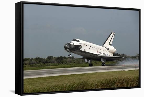 Space Shuttle Endeavour Poster-null-Framed Stretched Canvas