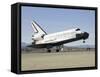 Space Shuttle Endeavour's Main Landing Gear Touches Down on the Runway-Stocktrek Images-Framed Stretched Canvas