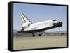 Space Shuttle Endeavour's Main Landing Gear Touches Down on the Runway-Stocktrek Images-Framed Stretched Canvas