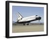 Space Shuttle Endeavour's Main Landing Gear Touches Down on the Runway-Stocktrek Images-Framed Photographic Print