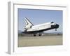 Space Shuttle Endeavour's Main Landing Gear Touches Down on the Runway-Stocktrek Images-Framed Photographic Print