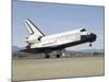 Space Shuttle Endeavour's Main Landing Gear Touches Down on the Runway-Stocktrek Images-Mounted Photographic Print