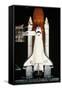 Space Shuttle Illuminated at Night-Roger Ressmeyer-Framed Stretched Canvas