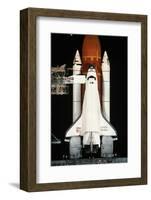 Space Shuttle Illuminated at Night-Roger Ressmeyer-Framed Photographic Print