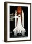 Space Shuttle Illuminated at Night-Roger Ressmeyer-Framed Photographic Print