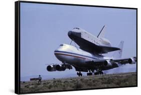 Space Shuttle Landing-null-Framed Stretched Canvas