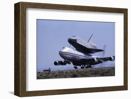 Space Shuttle Landing-null-Framed Photographic Print