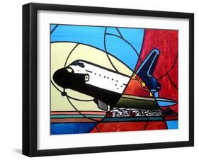 Space Shuttle Landing-Cindy Thornton-Framed Art Print