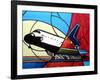 Space Shuttle Landing-Cindy Thornton-Framed Art Print