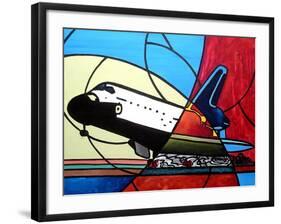 Space Shuttle Landing-Cindy Thornton-Framed Art Print