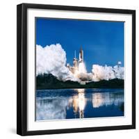 Space Shuttle Launch-Stocktrek Images-Framed Photographic Print