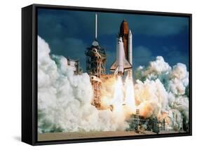 Space Shuttle Launch-null-Framed Stretched Canvas