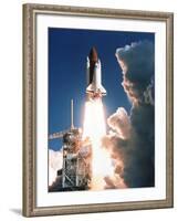 Space Shuttle Launch-null-Framed Photographic Print