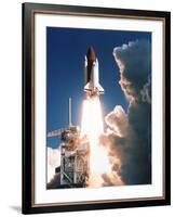 Space Shuttle Launch-null-Framed Photographic Print