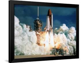 Space Shuttle Launch-null-Framed Photographic Print