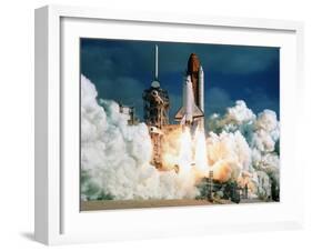 Space Shuttle Launch-null-Framed Photographic Print