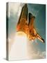 Space Shuttle Lifting Off-David Bases-Stretched Canvas