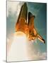 Space Shuttle Lifting Off-David Bases-Mounted Premium Photographic Print