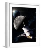 Space Shuttle Mission-Roger Harris-Framed Photographic Print