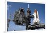 Space Shuttle on Launch Pad-null-Framed Photographic Print