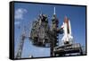 Space Shuttle on Launch Pad-Bettmann-Framed Stretched Canvas