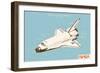 Space Shuttle Program, 2020 (Digital)-Florent Bodart-Framed Giclee Print