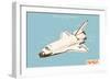 Space Shuttle Program, 2020 (Digital)-Florent Bodart-Framed Giclee Print