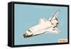 Space Shuttle Program, 2020 (Digital)-Florent Bodart-Framed Stretched Canvas