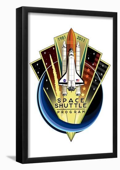 Space Shuttle Program 30th Anniversary 1981-2011 Poster-null-Framed Poster