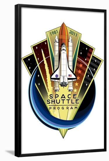 Space Shuttle Program 30th Anniversary 1981-2011 Poster-null-Framed Poster